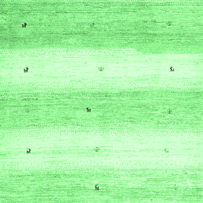 Solid Emerald Green Modern Rug, con2798emgrn