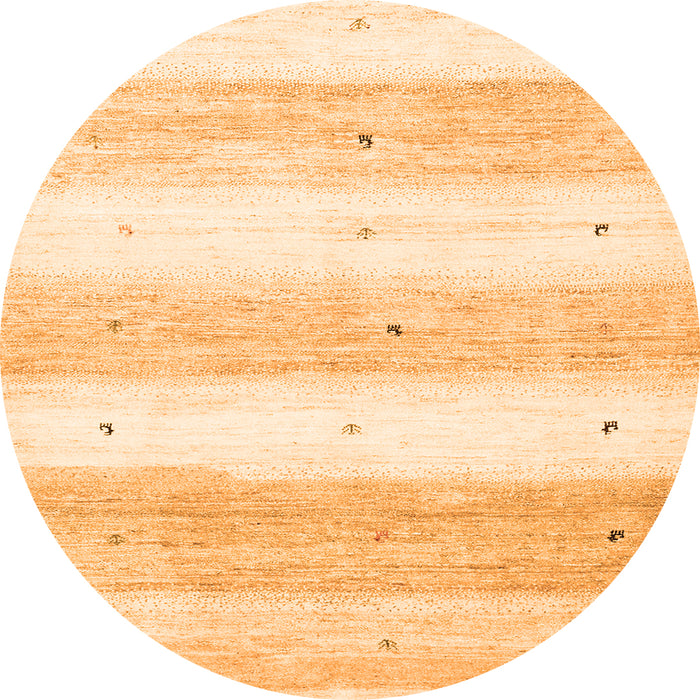 Machine Washable Solid Orange Modern Area Rugs, wshcon2798org