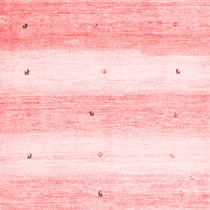 Solid Red Modern Area Rugs