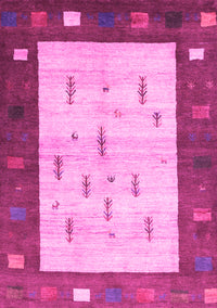 Abstract Pink Contemporary Rug, con2799pnk