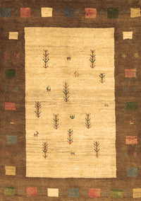 Abstract Brown Contemporary Rug, con2799brn