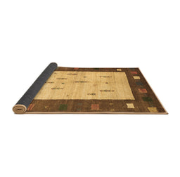 Sideview of Abstract Brown Contemporary Rug, con2799brn