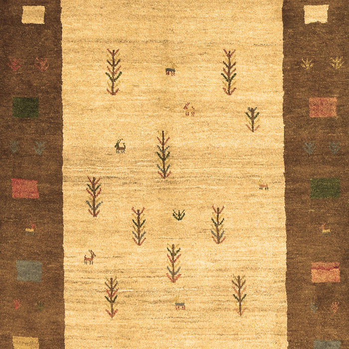 Machine Washable Abstract Brown Contemporary Rug, wshcon2799brn
