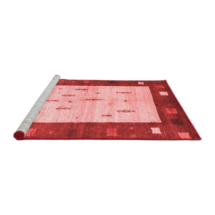 Contemporary Red Washable Rugs