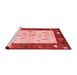 Contemporary Red Washable Rugs