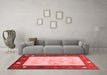 Contemporary Red Washable Rugs