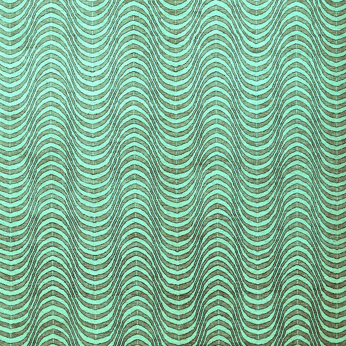 Machine Washable Abstract Turquoise Contemporary Area Rugs, wshcon279turq