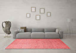 Contemporary Red Washable Rugs
