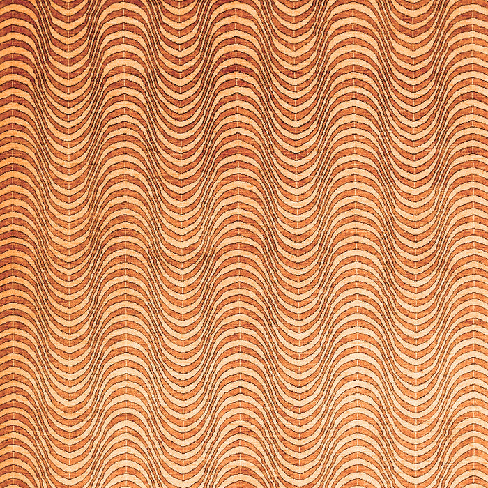 Abstract Orange Contemporary Rug, con279org