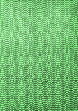 Abstract Emerald Green Contemporary Rug, con279emgrn