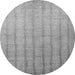 Square Abstract Gray Contemporary Rug, con279gry