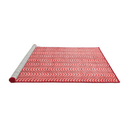 Contemporary Red Washable Rugs