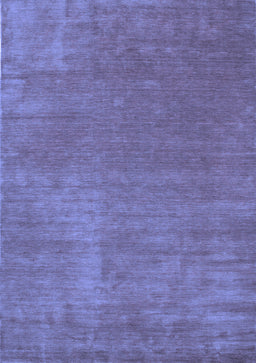Abstract Blue Contemporary Rug, con27blu