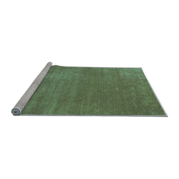 Sideview of Machine Washable Abstract Light Blue Contemporary Rug, wshcon27lblu