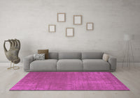 Machine Washable Abstract Purple Contemporary Rug, wshcon27pur