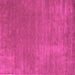 Square Machine Washable Abstract Pink Contemporary Rug, wshcon27pnk