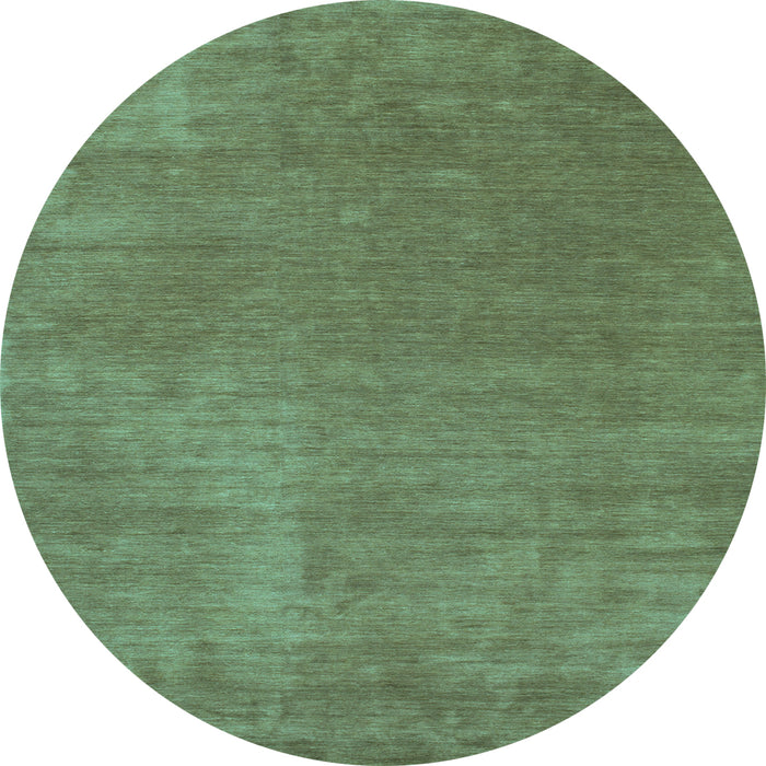 Round Machine Washable Abstract Light Blue Contemporary Rug, wshcon27lblu