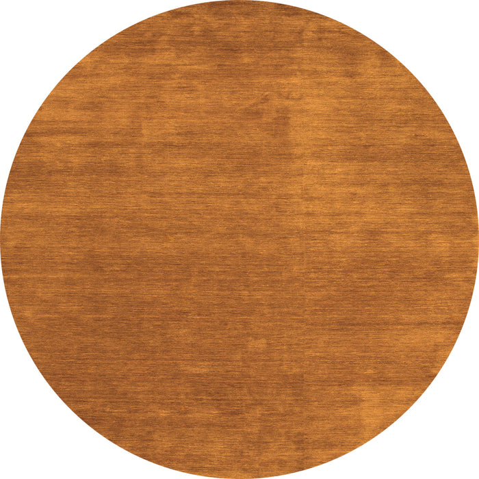 Square Abstract Orange Contemporary Rug, con27org