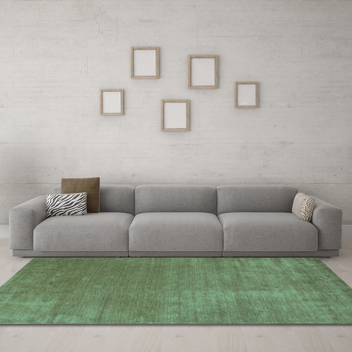 Machine Washable Abstract Light Blue Contemporary Rug in a Living Room, wshcon27lblu