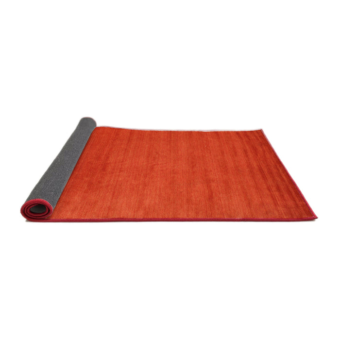 Thickness of Contemporary Neon Red Modern Rug, con28