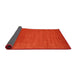 Thickness of Contemporary Neon Red Modern Rug, con28