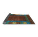 Sideview of Abstract Light Blue Contemporary Rug, con2800lblu