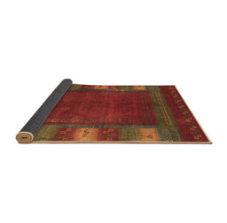 Sideview of Abstract Brown Contemporary Rug, con2800brn