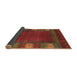 Sideview of Abstract Brown Contemporary Rug, con2800brn