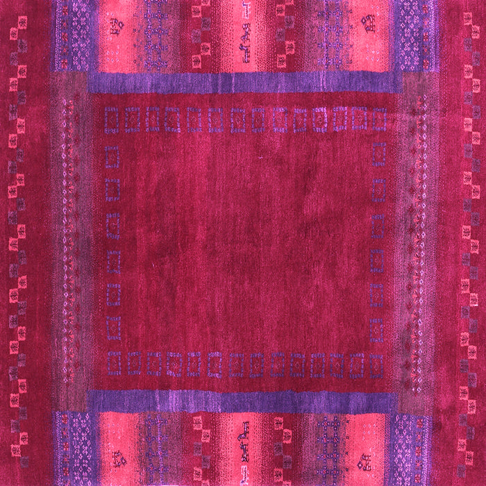 Square Abstract Pink Contemporary Rug, con2800pnk
