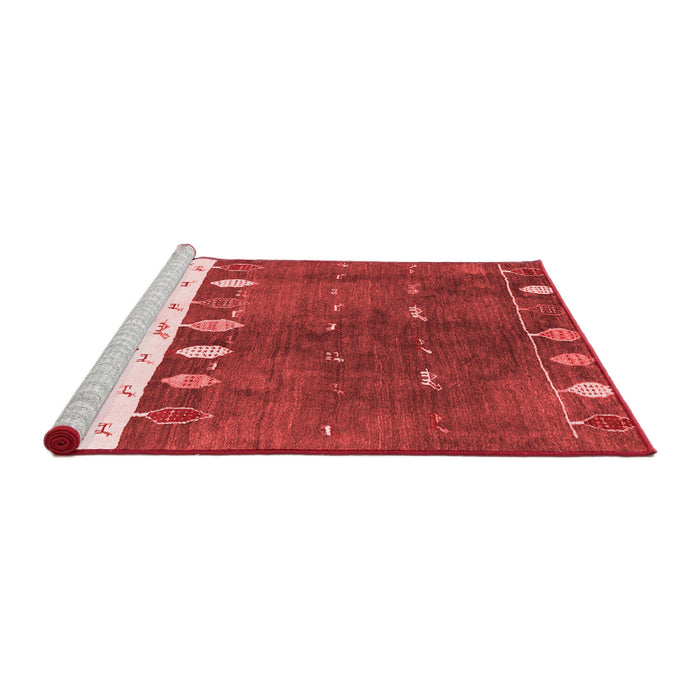 Contemporary Red Washable Rugs