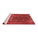 Contemporary Red Washable Rugs