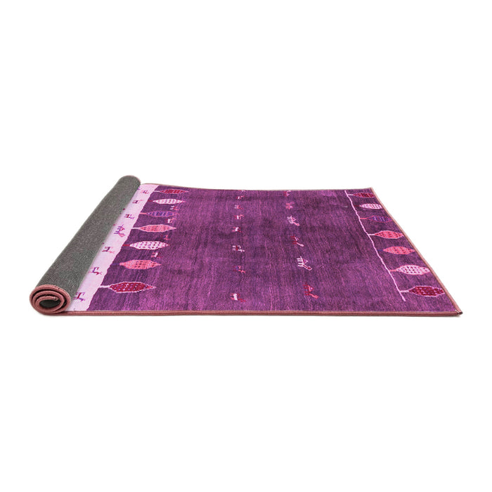 Sideview of Abstract Pink Contemporary Rug, con2801pnk
