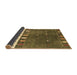 Sideview of Abstract Brown Contemporary Rug, con2801brn