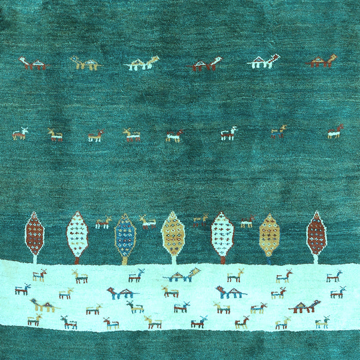 Machine Washable Abstract Light Blue Contemporary Rug, wshcon2801lblu