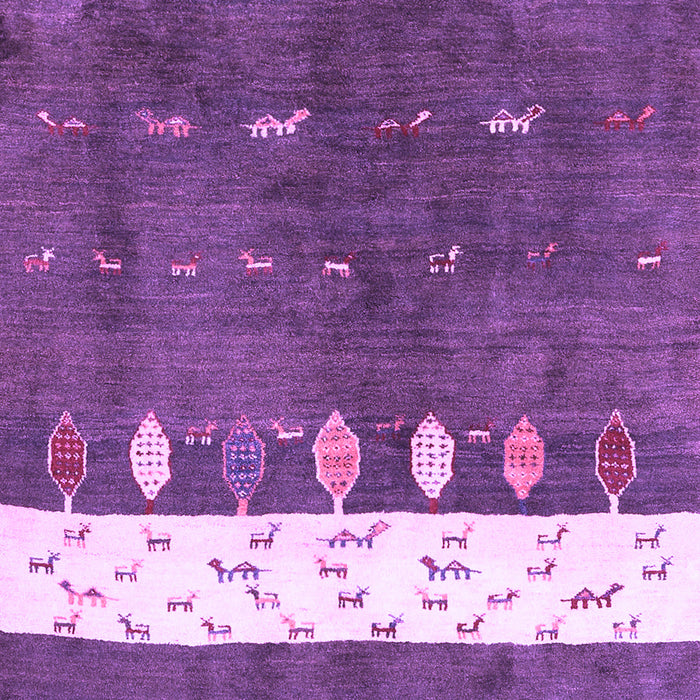 Machine Washable Abstract Purple Contemporary Area Rugs, wshcon2801pur