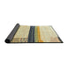 Thickness of Contemporary Sun Yellow Modern Rug, con2802