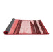 Abstract Red Contemporary Area Rugs