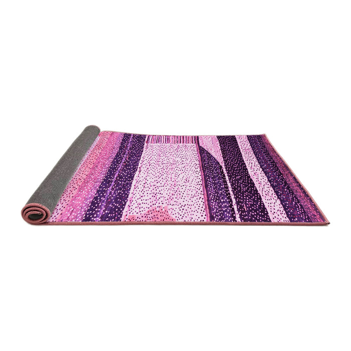 Sideview of Abstract Pink Contemporary Rug, con2802pnk