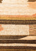 Abstract Orange Contemporary Rug, con2802org