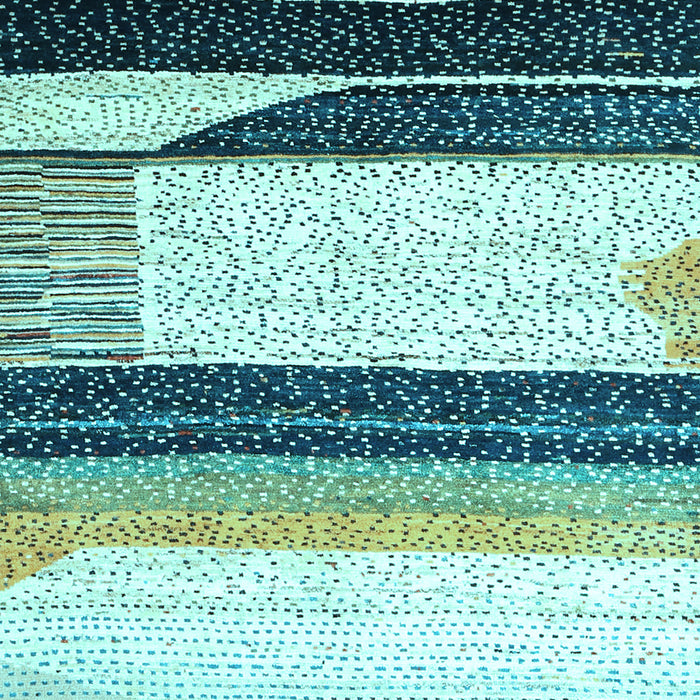 Machine Washable Abstract Light Blue Contemporary Rug, wshcon2802lblu