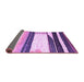 Sideview of Abstract Purple Contemporary Rug, con2802pur