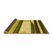 Sideview of Abstract Yellow Contemporary Rug, con2802yw