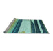 Sideview of Machine Washable Abstract Light Blue Contemporary Rug, wshcon2802lblu