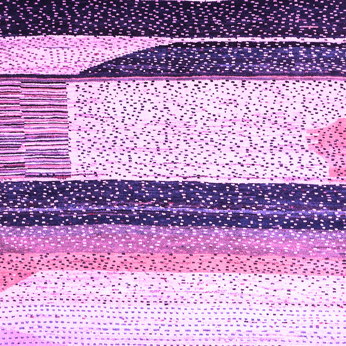Abstract Purple Contemporary Rug, con2802pur
