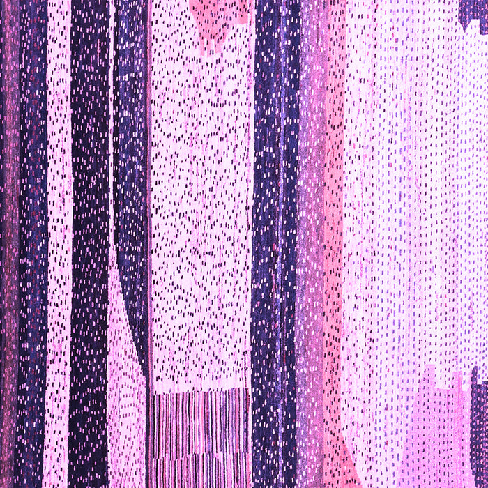 Square Abstract Purple Contemporary Rug, con2802pur