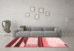 Contemporary Red Washable Rugs