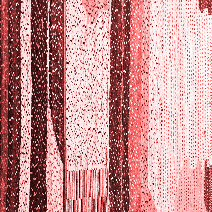 Machine Washable Abstract Red Contemporary Rug, wshcon2802red