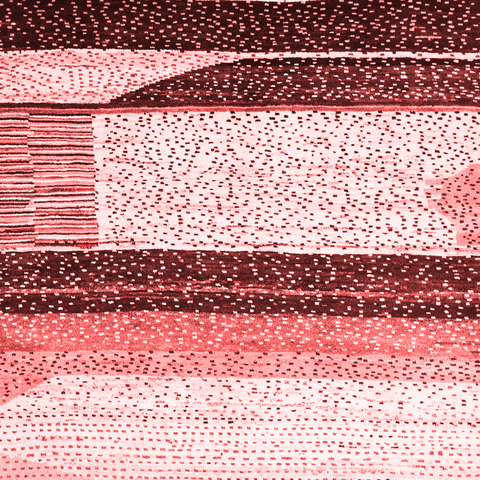 Abstract Red Contemporary Area Rugs