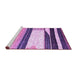 Sideview of Machine Washable Abstract Purple Contemporary Area Rugs, wshcon2802pur