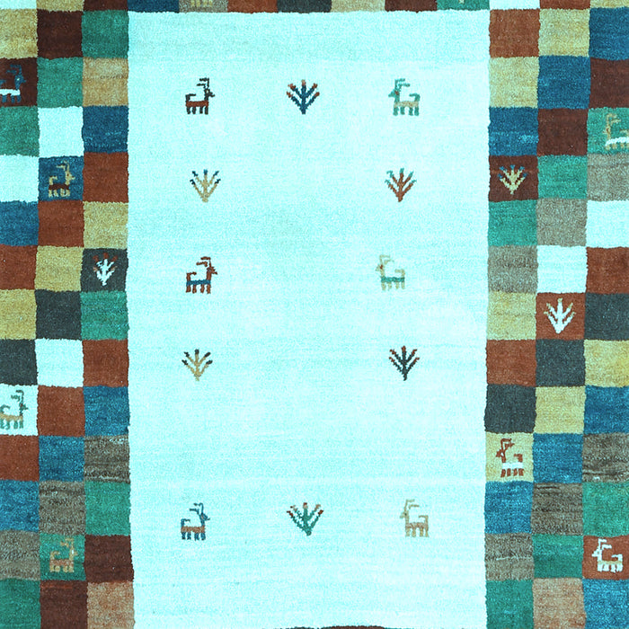 Machine Washable Abstract Light Blue Contemporary Rug, wshcon2803lblu